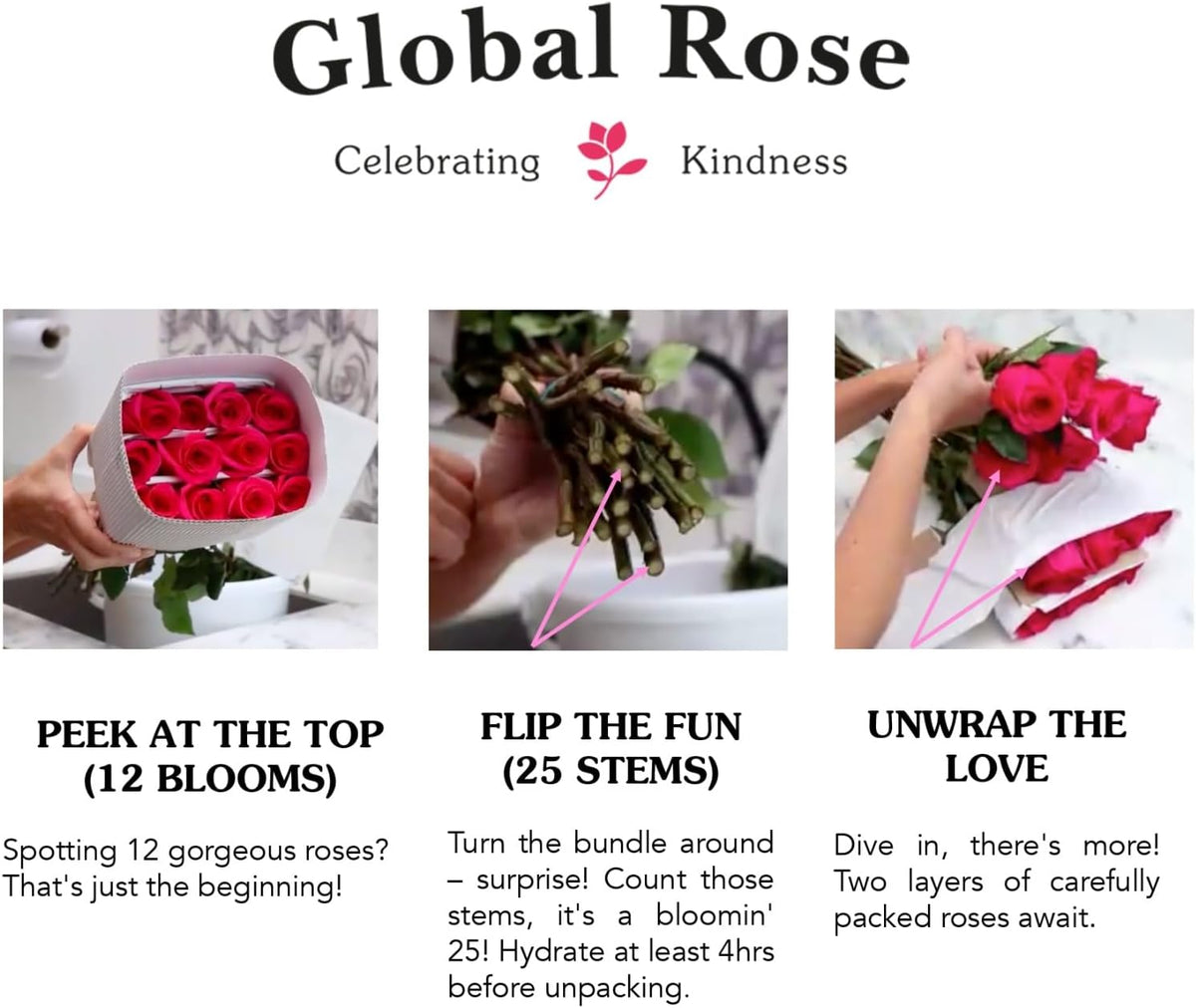 Premium Long-Lasting Pink Rose Bulk