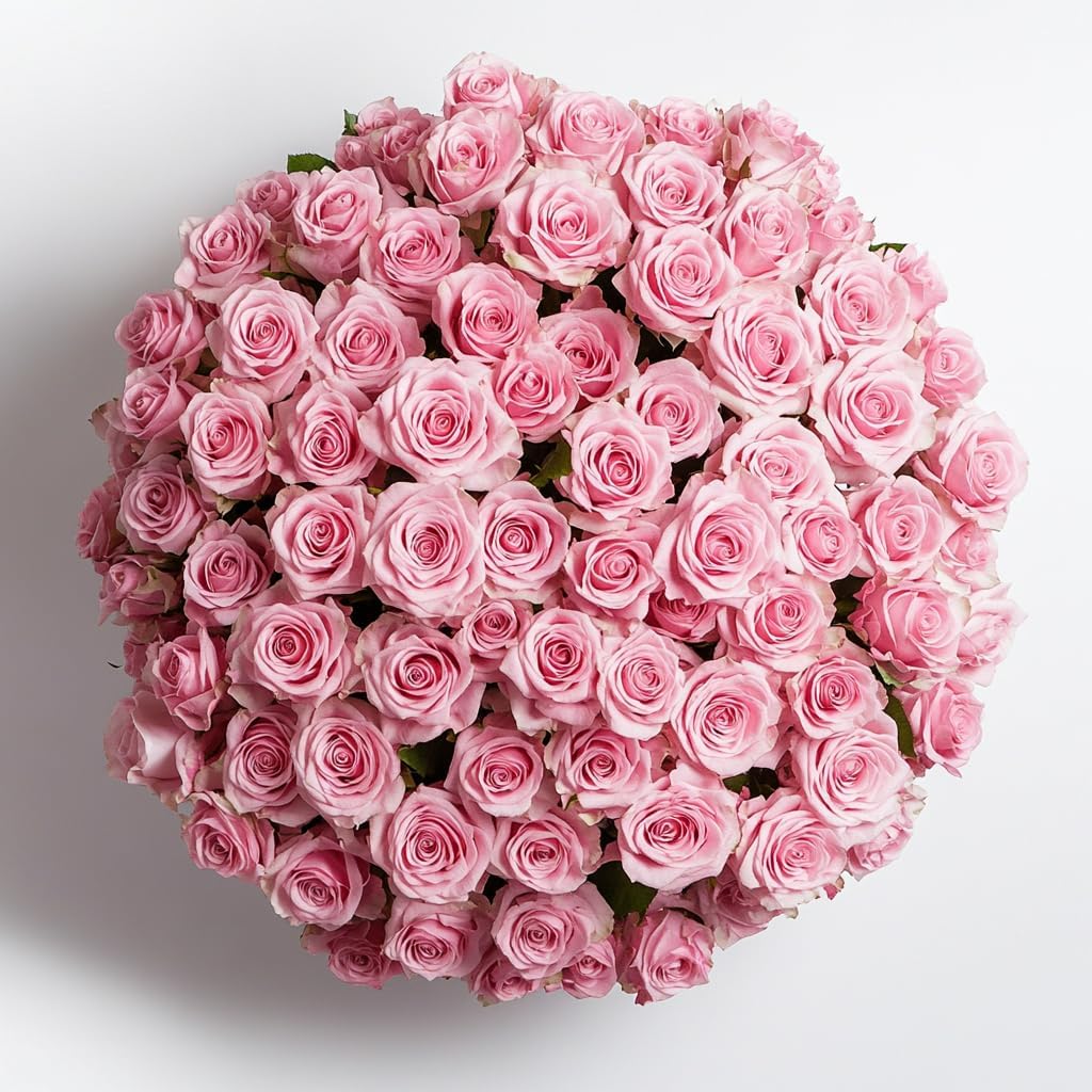 Premium Long-Lasting Pink Rose Bulk